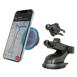 Base Soporte para Carro HyperGear 3 en 1 Para Teléfono Celular Compatible con MagSafe